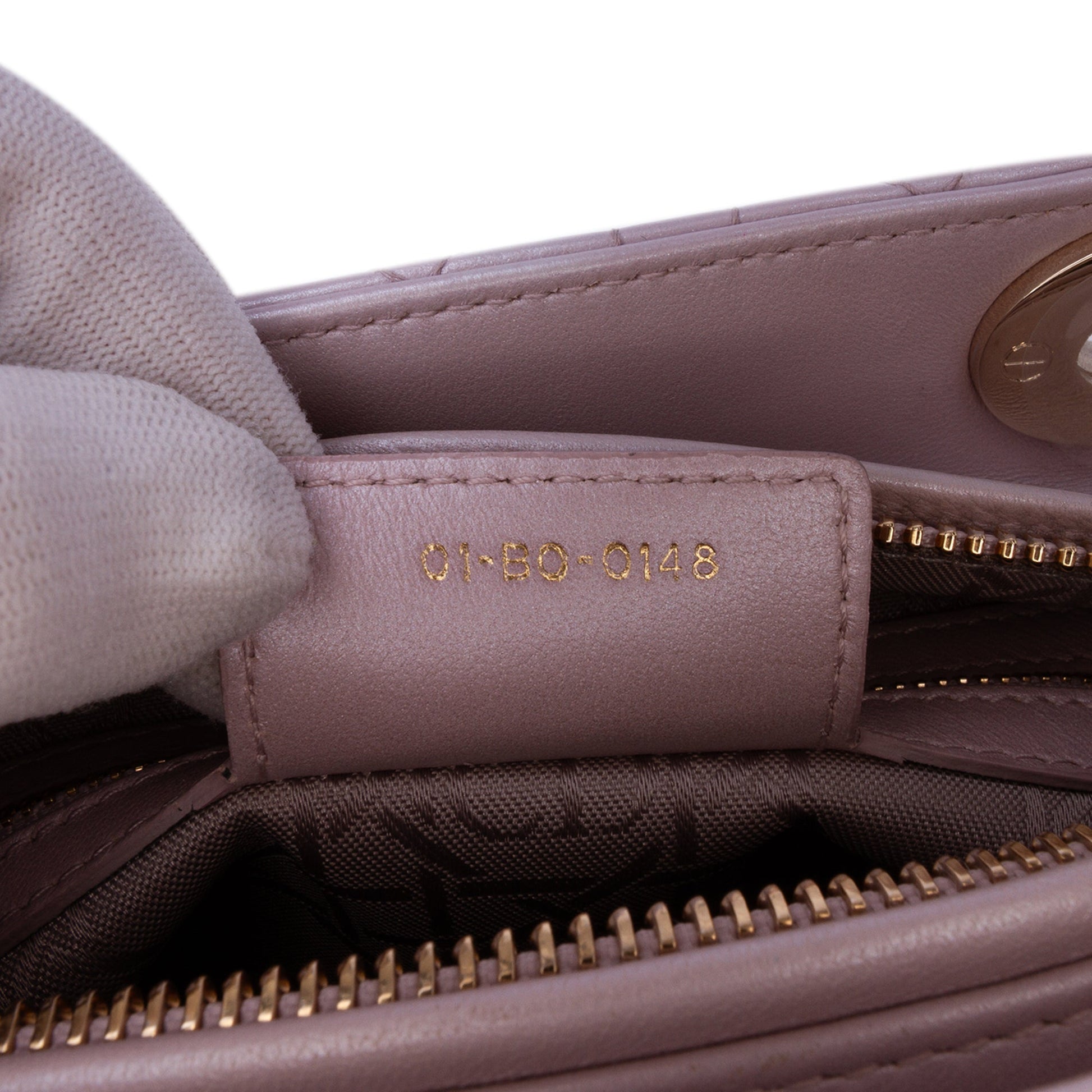 Medium Pearlescent Lambskin Cannage Lady Dior - Heritage Fashion
