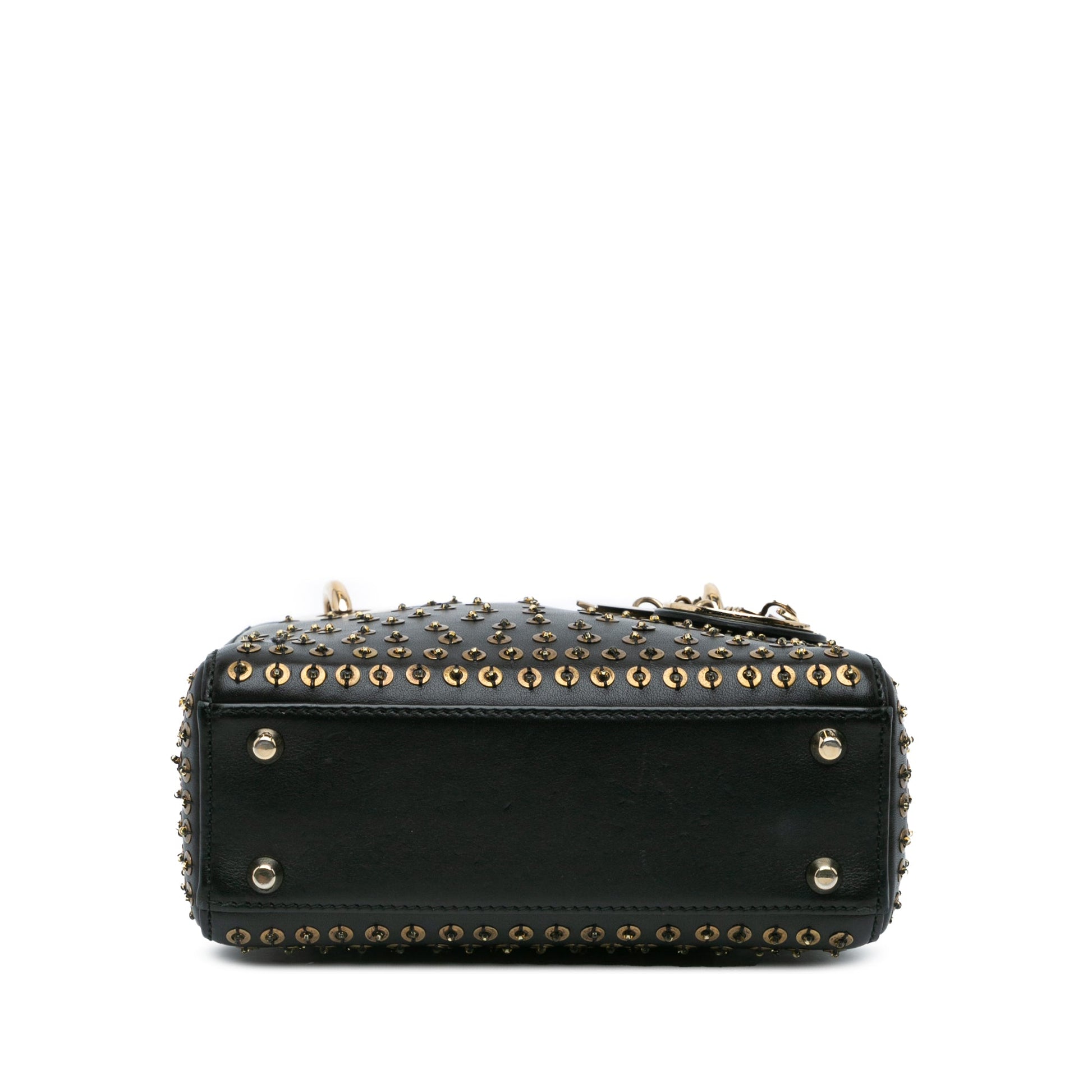 Mini Calfskin Embellished Lady Dior - Heritage Fashion