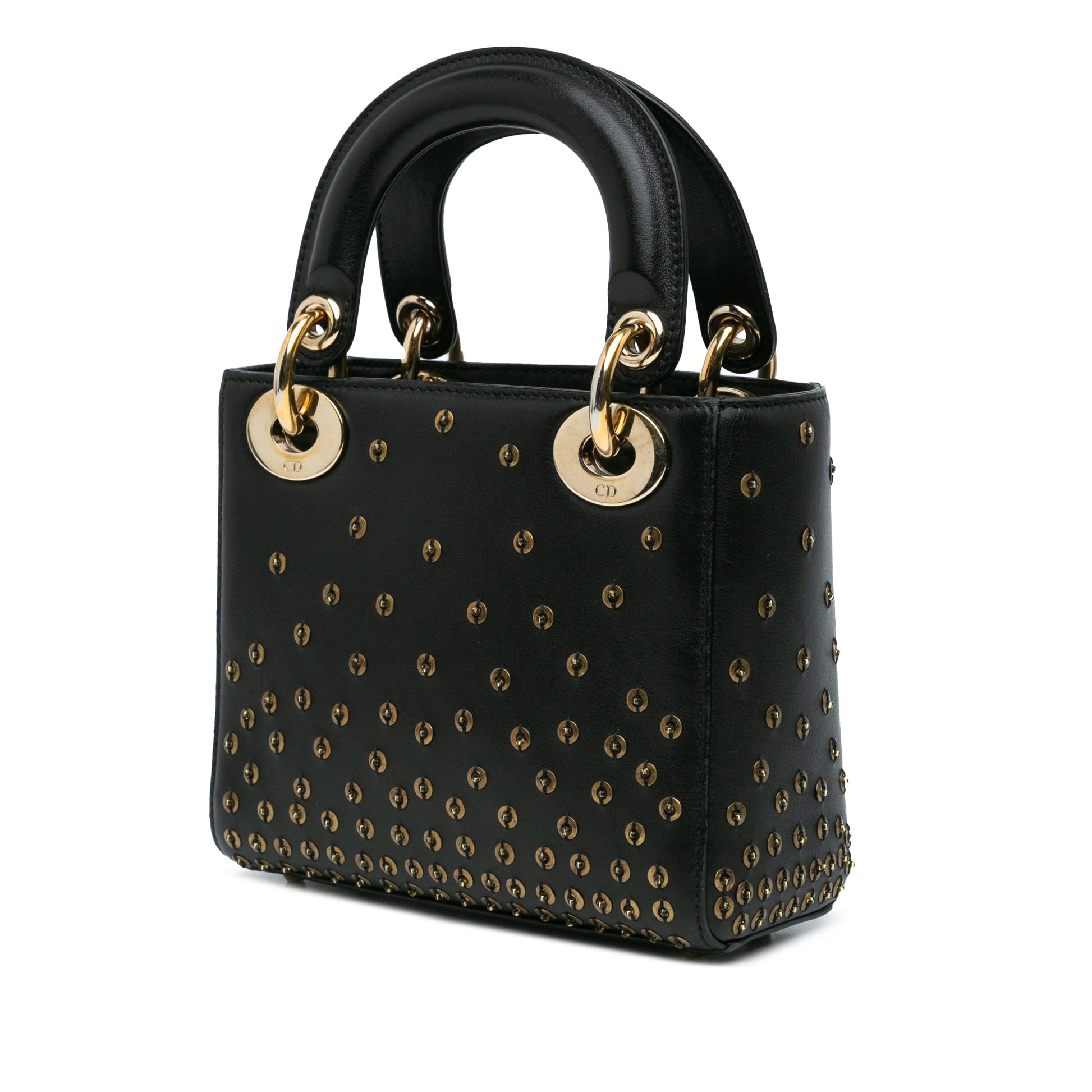 Mini Calfskin Embellished Lady Dior - Heritage Fashion