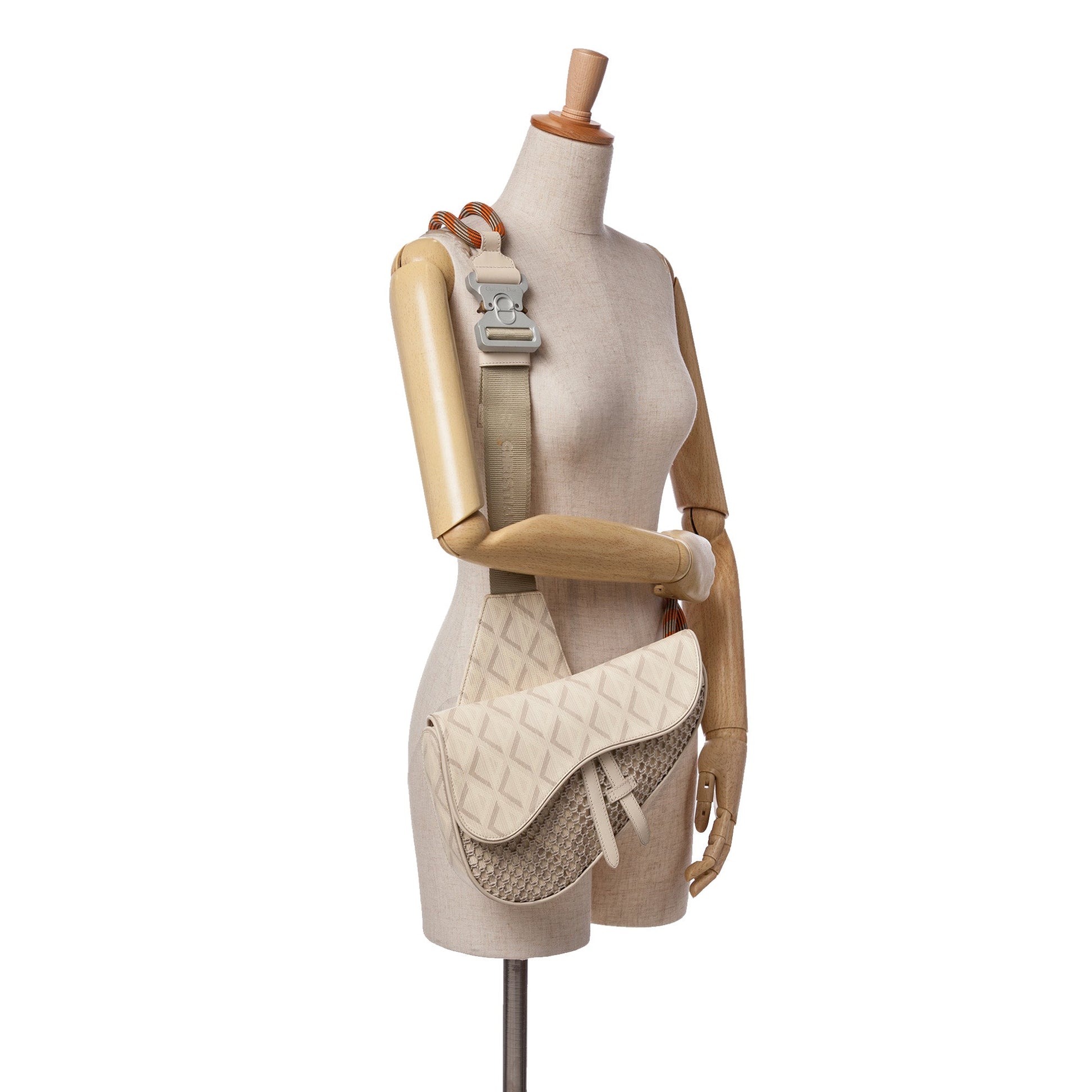 Coated Canvas CD Diamond Nautic Saddle Crossbody Dior - Heritage Fashion